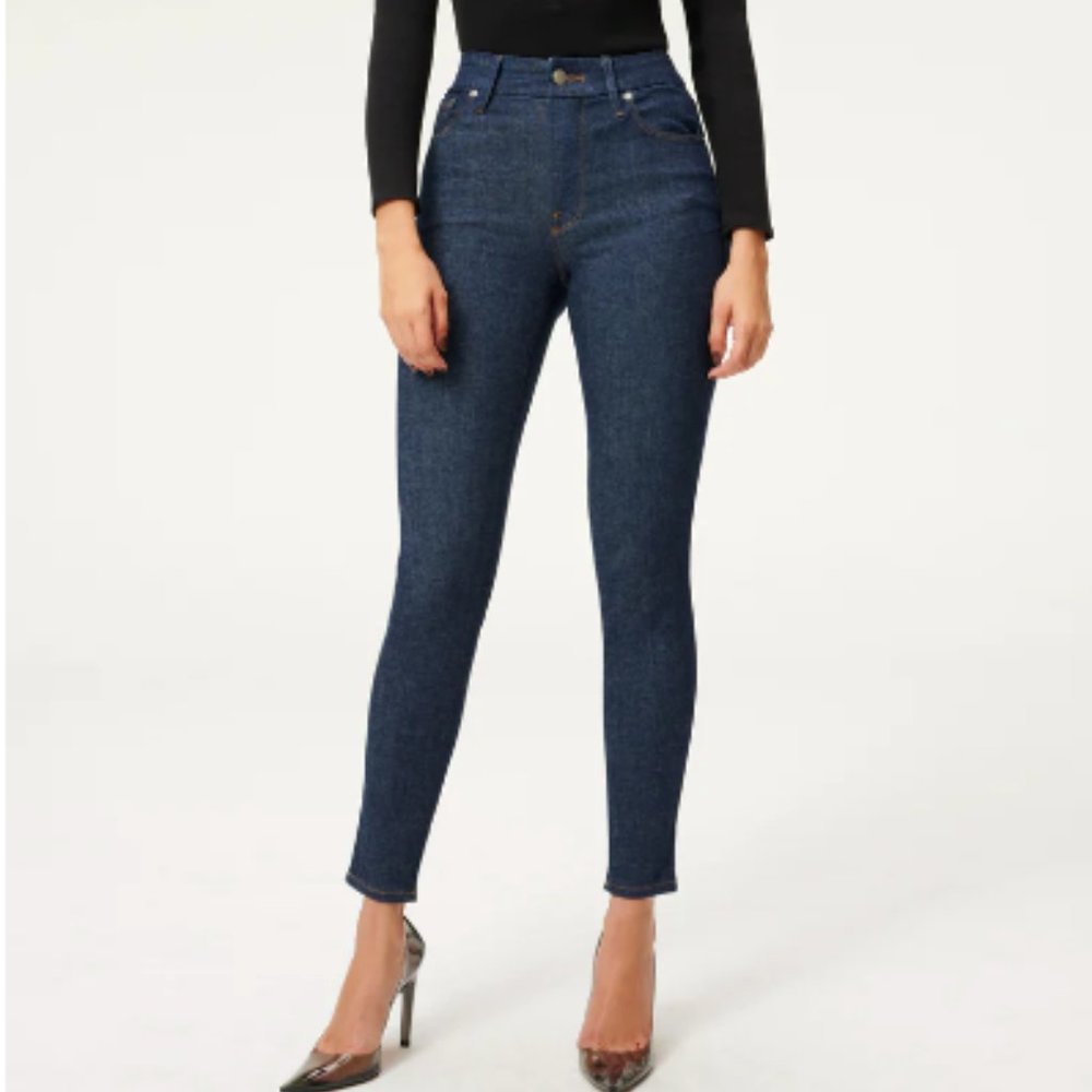 Good American Size 6-12 Always Fits High Rise Jeans